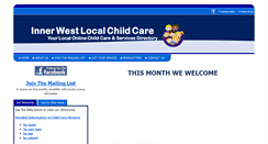 Desktop Screenshot of innerwestchildcare.com.au